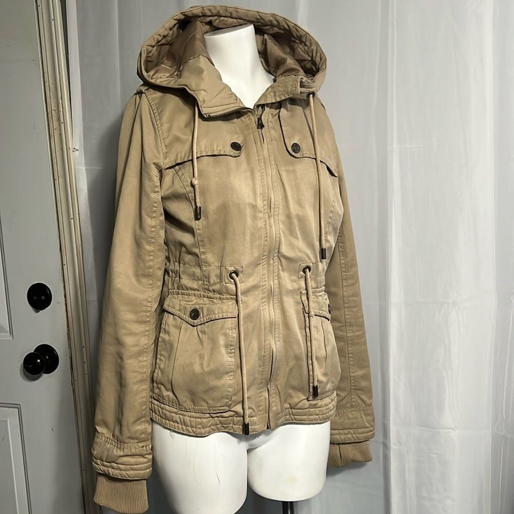 Aéropostale  women’s-khaki utility coat size small